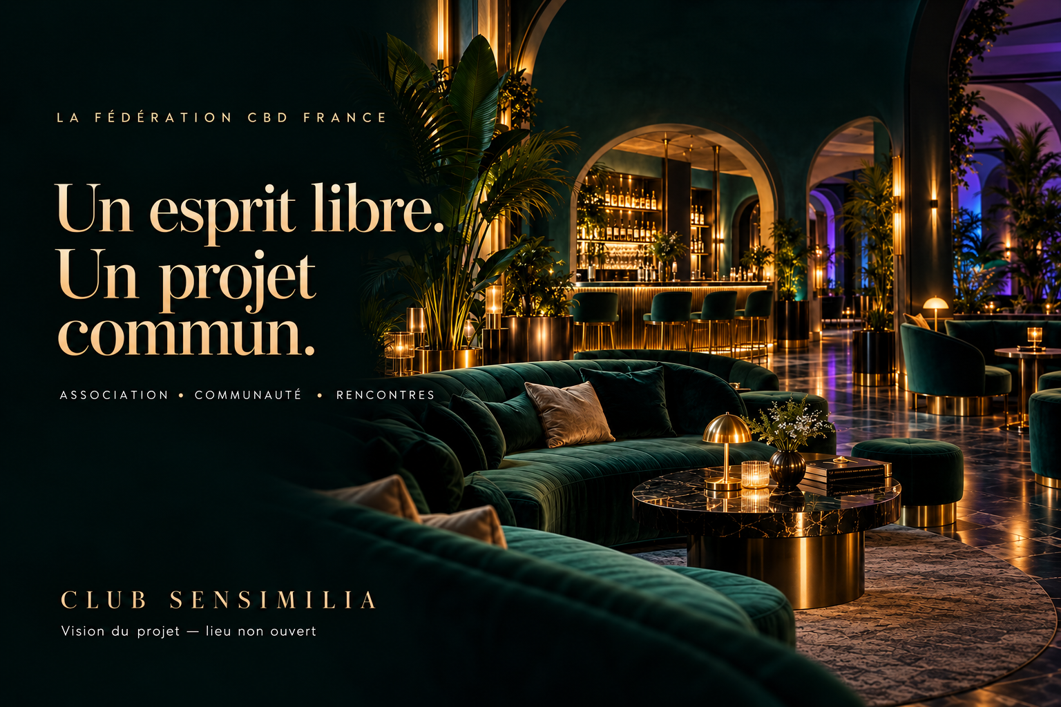 Club Sensimilia — projet de premier club en France — visuel conceptuel